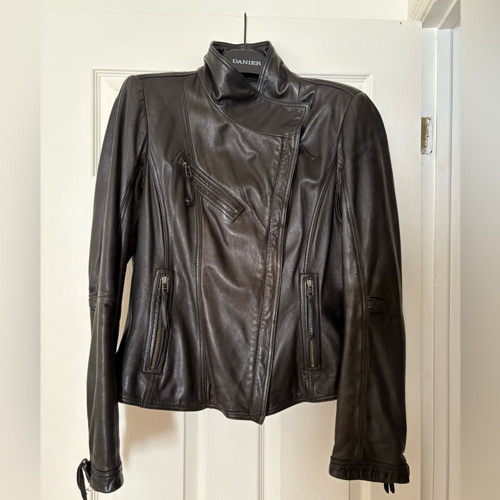 Danier Black Leather Jacket